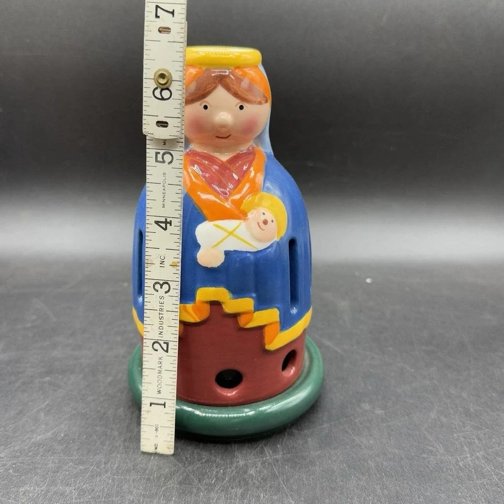 Villeroy & Boch Mary Baby Jesus Nativity Candlestick/Votive Christmas‎ Decolight